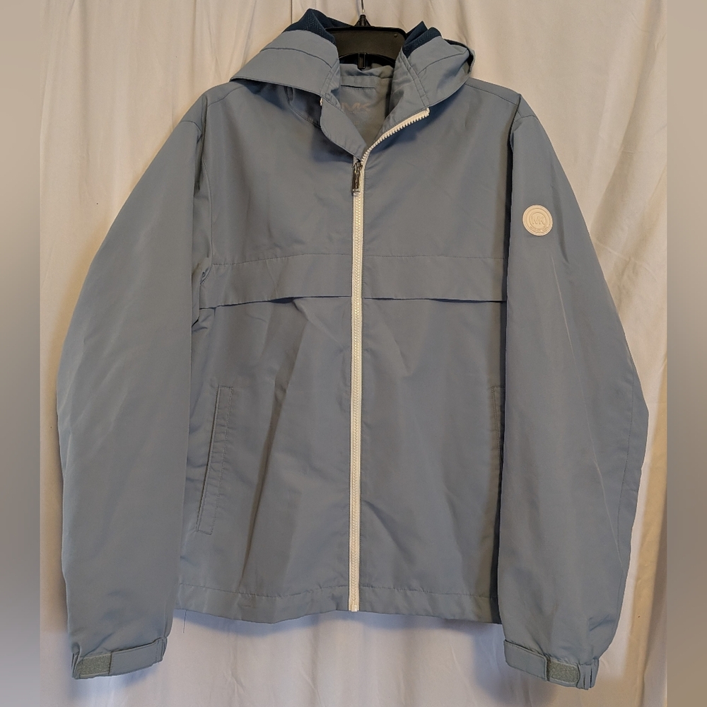 Michael Kors Men's Light Blue Hooded Jacket Sz. M